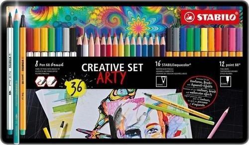 Kreatif Set Arty 36 Renk Metal Kutu 87/3193
