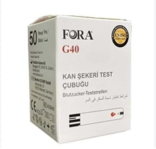G40 KAN ŞEKERİ ÖLÇÜM STRİBİ 50 STRİP