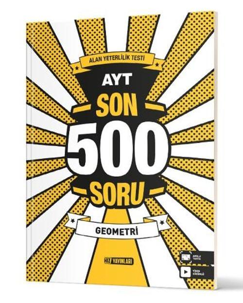 Hız Yayınları AYT Geometri Son 500 Soru