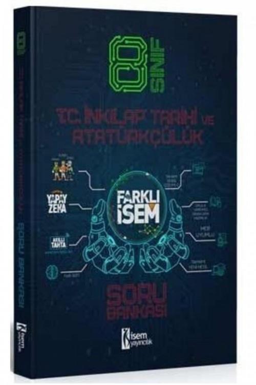 8. Sınıf Farklı İsem İnkılap Tarihi ve Atatürkçülük Soru Bankası Farklı İsem