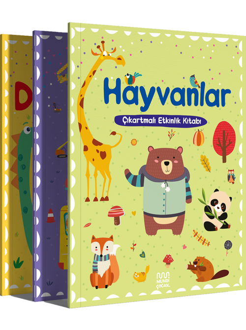 Buttercup: Çıkartmalı Etkinlik Kitabı Seti (3 Kitap)