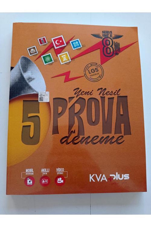 8.Sınıf LGS Yeni Nesil Prova 5 Deneme KVA Koray Varol Yayınları