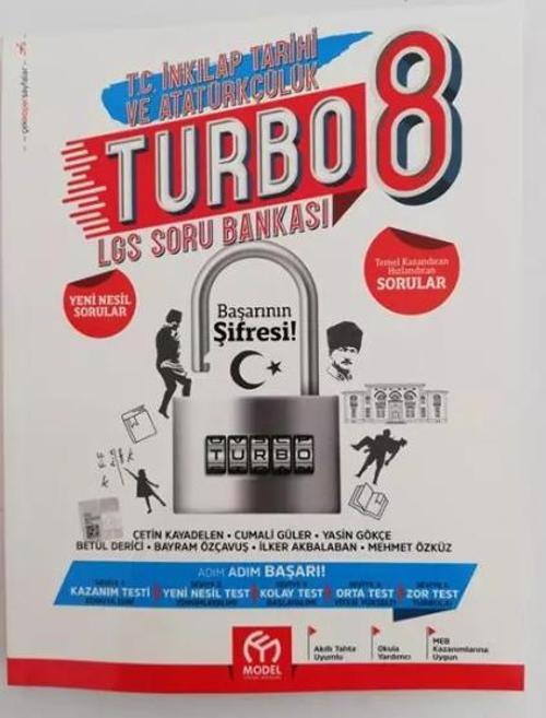 Model Eğitim Yayınları 8. Sınıf Turbo T.C. İnkilap Tarihi ve Atatürkçülük Soru Bankası
