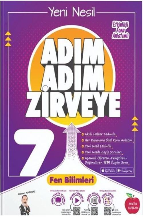 7. Sınıf Fen Bilimleri Adım Adım Zirveye Soru Bankası Newton Yayınları