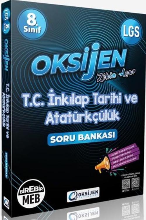 Oksijen Yayınları 8.Sınıf LGS İnkılap Tarihi Soru Bankası