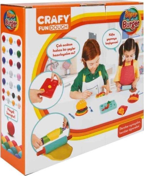 Oyuncak Sun-Sabc-Crafy Oyun Hamur Seti Süper Burger Fast Food S01002015