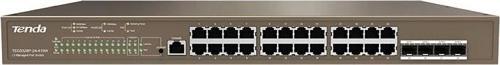 Teg5328P-24-410W 24 Port Poe+ 10-100-1000 Switch 4 Port Sfp L2 Çelik Kasa Rack Mount