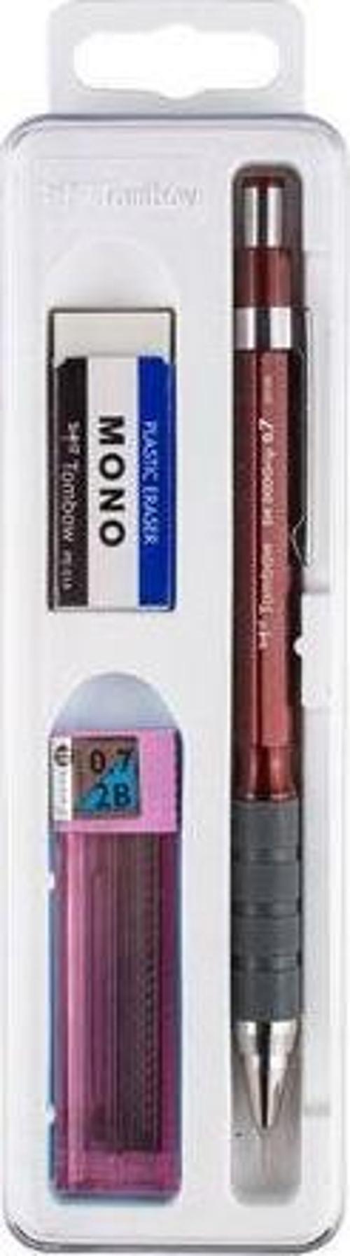 Versatil Kalem Sh-300 Grip 0.7 Mm Plastik Kutulu Set Bordo