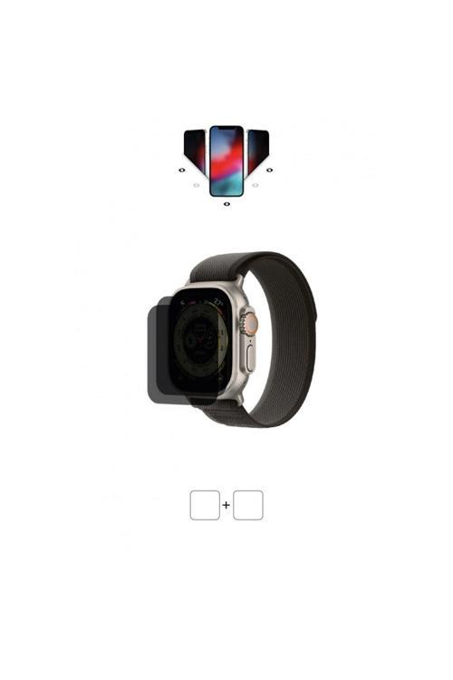 Apple Watch 49 Mm Uyumlu Ultra Akıllı Saat Mat Hayalet Ekran Koruyucu