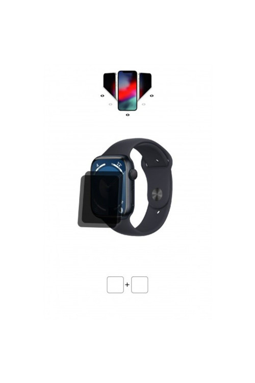 Apple Watch Series 9 45 mm Akıllı Saat Ekran Koruyucu Mat Hayalet Film