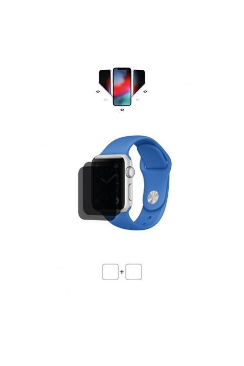 Apple Watch 38 mm Uyumlu Sport Akıllı Saat Mat Hayalet Ekran Koruyucu
