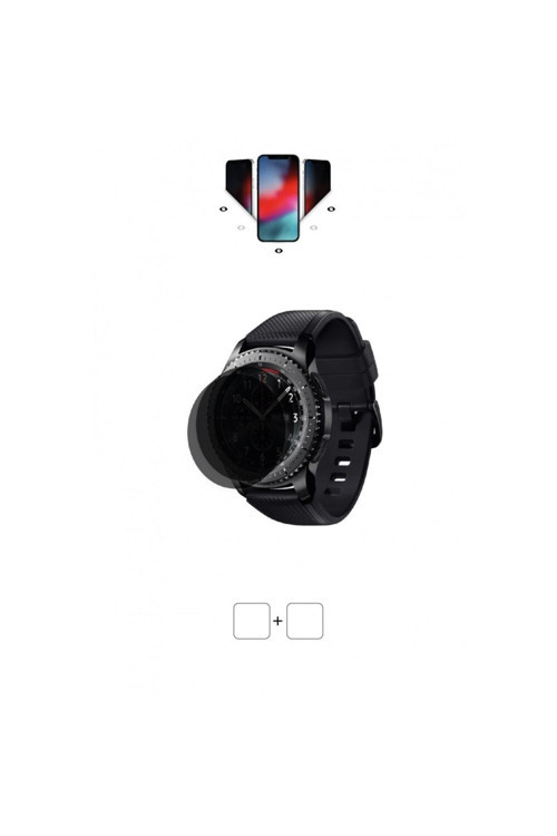 Samsung Gear S3 Frontier Akıllı Saat Mat Hayalet Ekran Koruyucu Poliüretan Film
