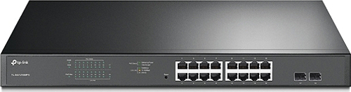 Tl-Sg1218Mpe 16 Port 10-100-1000 Poe+ Switch Hub 2 Port Sfp Çelik Kasa Rack Mount