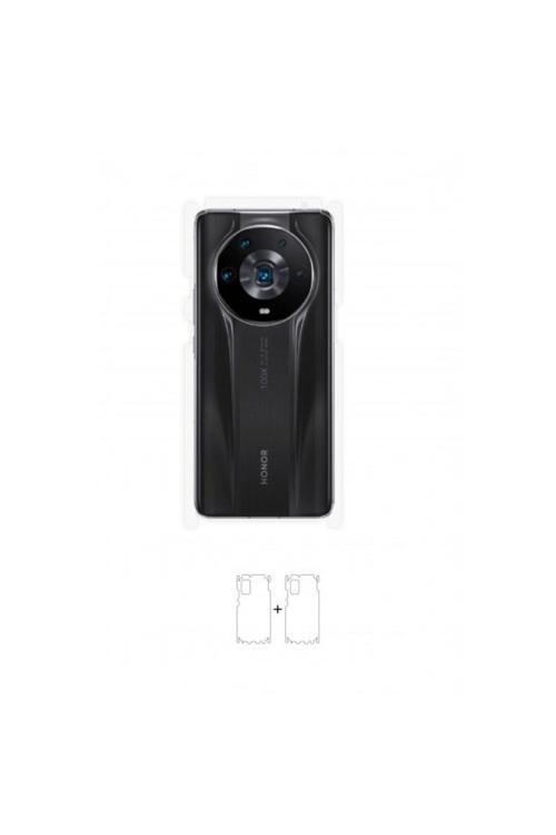 Honor Magic 4 Ultimate Arka Yan Koruyucu Darbe Emici Poliüretan Film Amerika Uyumlu