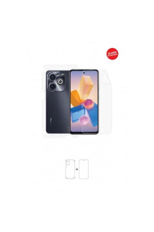 İnfinix Hot 40İ 360 ° Full Body Ekran Koruyucu Kaplama Ön Arka Yan Darbe Emici Hd Film