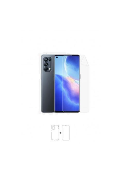 Oppo Reno 5 Pro 360 ° Full Body Ekran Koruyucu Kaplama Ön Arka Yan Darbe Emici Poliüretan Film