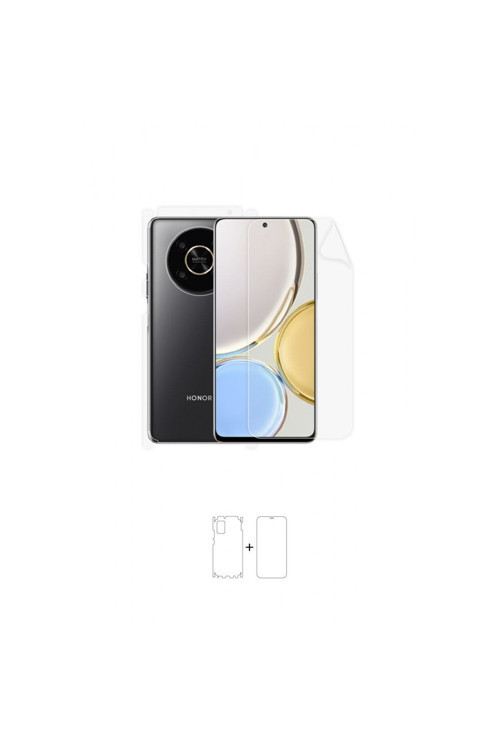 Honor X9 5g 360 ° Full Body Ekran Koruyucu Kaplama Ön Arka Yan Darbe Emici Poliüretan Film