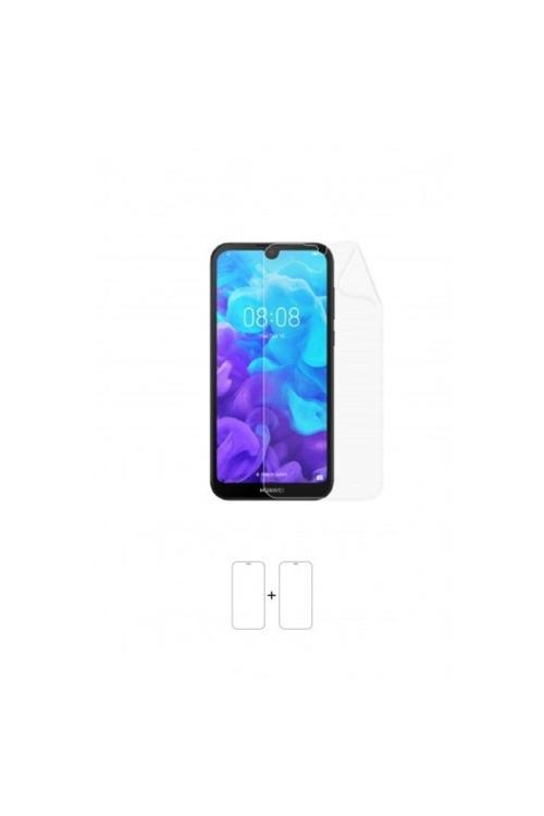 Huawei Y5 2019 Ekran Koruyucu Kaplama Darbe Emici Poliüretan Film Amerika Üretimi