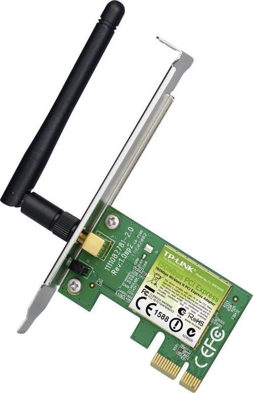 Tl-Wn781Nd 150 Mbps Pci Express Kablosuz Adaptör Ethernet Kartı