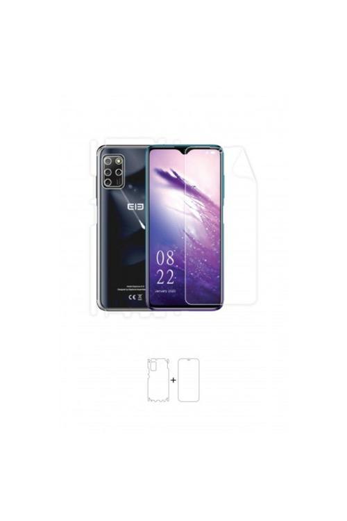 Elephone E10 360 ° Full Body Ekran Koruyucu Kaplama Ön Arka Yan Darbe Emici Poliüretan Film