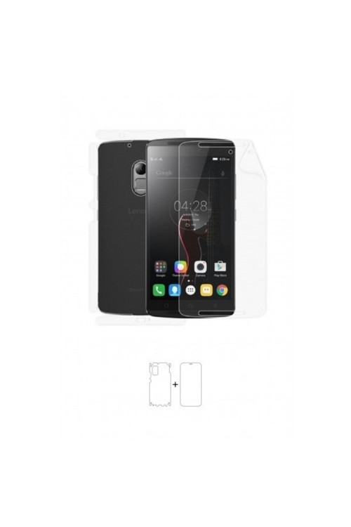 Lenovo K4 Note 360 ° Full Body Ekran Koruyucu Kaplama Ön Arka Yan Darbe Emici Poliüretan Film
