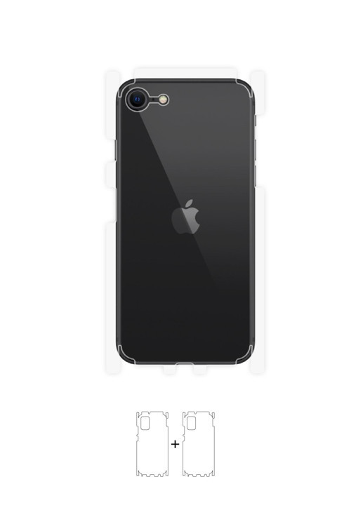 Iphone Se 2020 Arka Yan Koruyucu Darbe Emici Poliüretan Film Amerika Üretimi