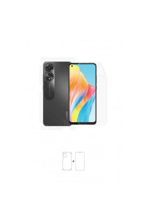 Oppo A78 4G Ön, Arka ve Yan 360 Derece Tam Kaplama Poliüretan Film