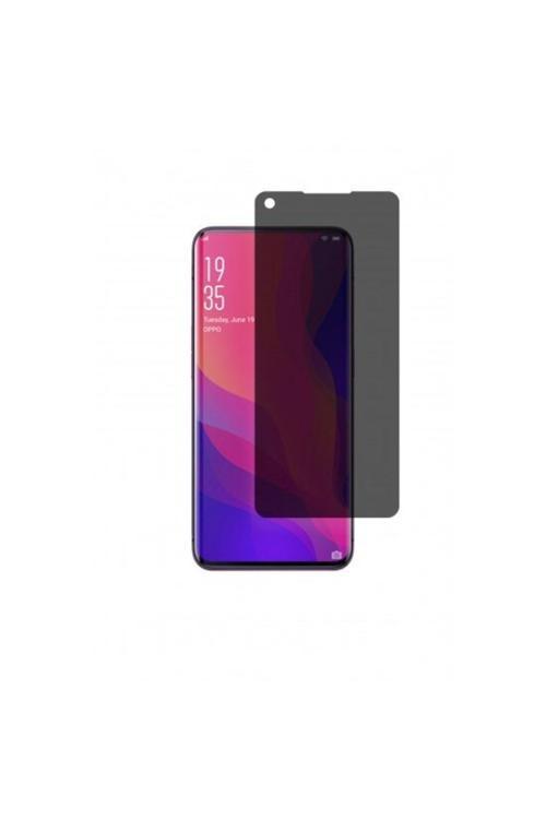 Oppo Find X Mat Hayalet Ekran Koruyucu Kaplama Yandan Bakınca Görünmeyen Privacy Ekran Koruyucu
