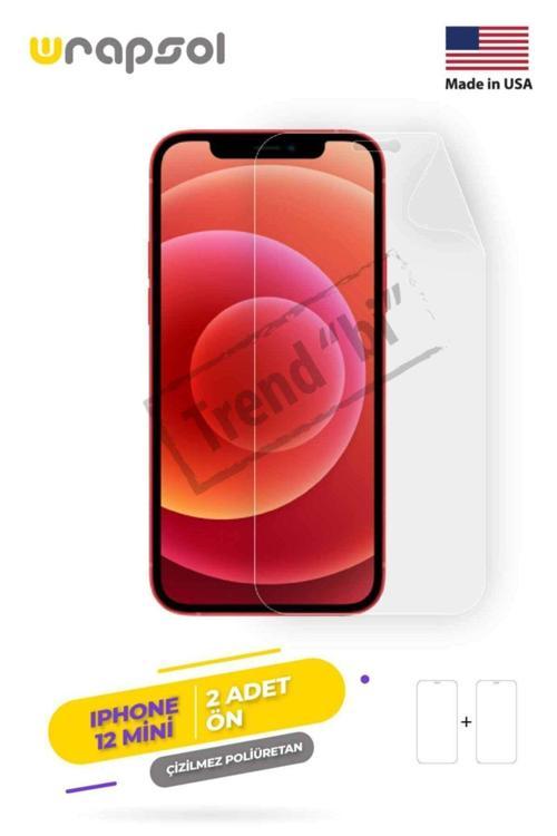 Iphone 12 Mini Ekran Koruyucu Kaplama Darbe Emici Poliüretan Film Amerika Üretimi