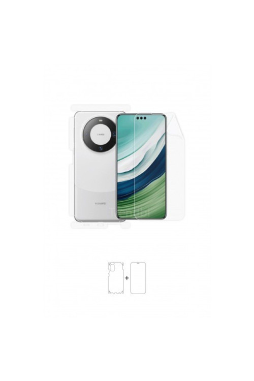 Huawei Mate 60 Pro Plus 360 ° Full Body Kaplama Ön Arka Yan Darbe Emici Poliüretan Film
