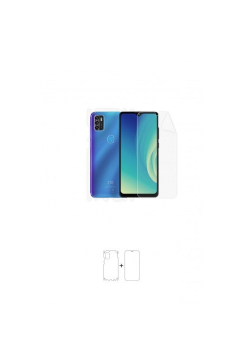 Zte Blade A7s 2020 360 ° Full Body Ekran Koruyucu Kaplama Ön Arka Yan Darbe Emici Poliüretan Film