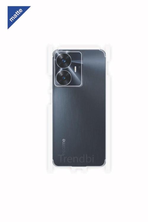 Realme C53 Ile Uyumlu Mat Kaplama Arka Ve Yan Koruyucu Film