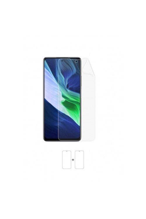 Infinix Note 10 Pro Ekran Koruyucu Kaplama Darbe Emici Poliüretan Film Amerika Üretimi