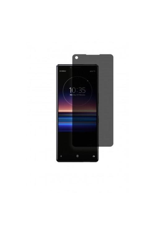 Sony Xperia 1 Mat Hayalet Ekran Koruyucu Kaplama Yandan Bakınca Görünmeyen Privacy Ekran Koruyucu