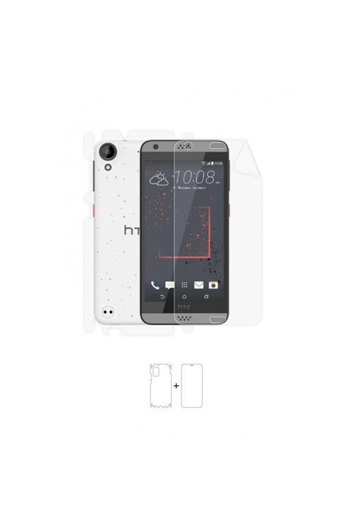 Htc Desire 630 360 ° Full Body Ekran Koruyucu Kaplama Ön Arka Yan Darbe Emici Poliüretan Film