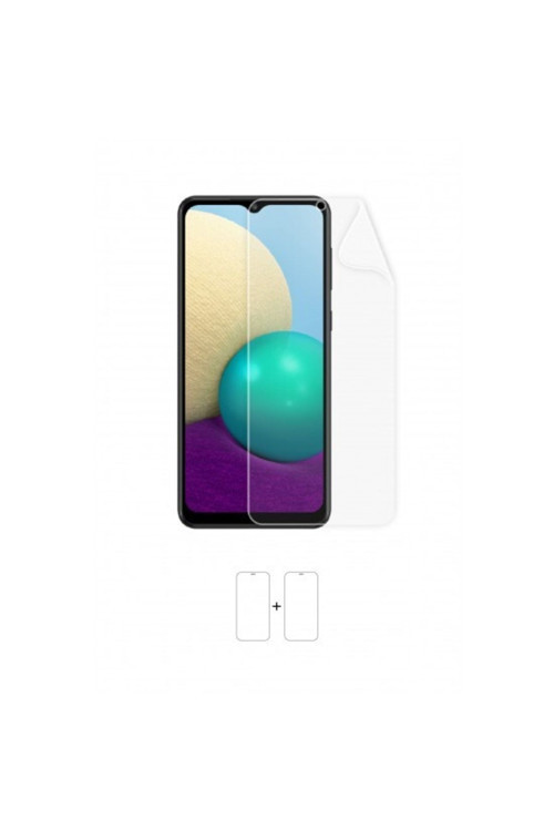 Galaxy A02 Ekran Koruyucu Kaplama Darbe Emici Poliüretan Film Amerika Üretimi