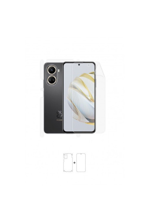 Huawei Nova 10 Se 360 ° Full Body Ekran Koruyucu Kaplama Ön Arka Yan Darbe Emici Poliüretan Film