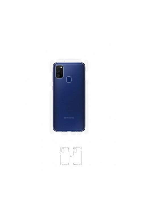Galaxy M21 Arka Yan Koruyucu Darbe Emici Poliüretan Film Amerika Üretimi