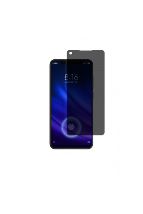 Xiaomi Mi 8 Pro Transparent Mat Hayalet Ekran Koruyucu Yandan Bakınca Görünmeyen Ekran Privacy