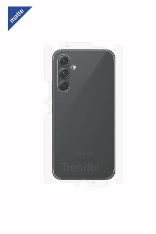 Samsung Galaxy A54 Mat Arka ve Yan Kaplama Koruyucu Esnek Poliüretan Film