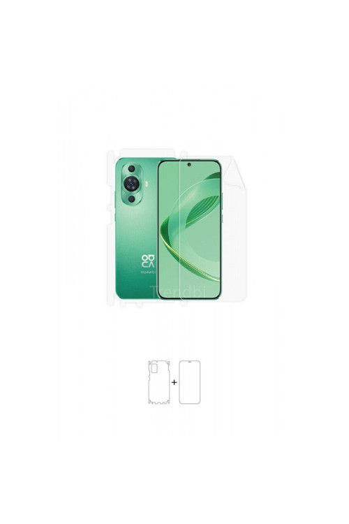 Huawei Nova 11 Full Kaplama 360 Derece Ön Arka ve Yanlar Tam Kaplayan Poliüretan Film