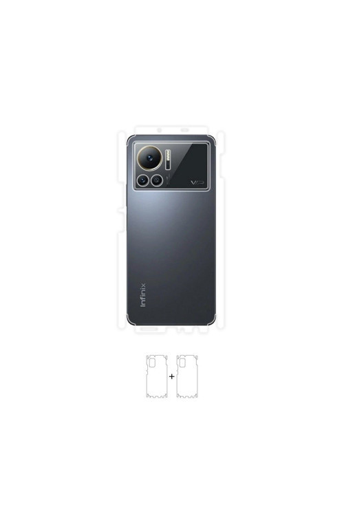 Infinix Note 12 Vıp Arka Yan Koruyucu Darbe Emici Poliüretan Film Amerika Üretimi