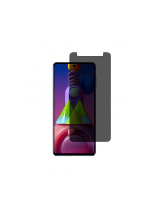 Galaxy M51 Mat Hayalet Ekran Koruyucu Kaplama Yandan Bakınca Görünmeyen Privacy Ekran Koruyucu