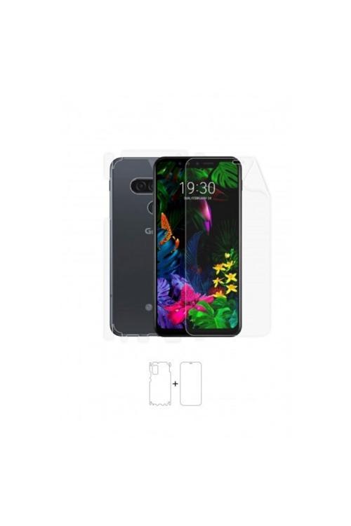 Lg G8s Thinq 360 ° Full Body Ekran Koruyucu Kaplama Ön Arka Yan Darbe Emici Poliüretan Film