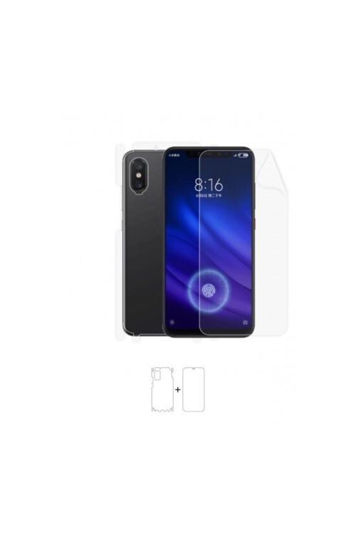 Xiaomi Mi 8 Pro Transparent Full Body Ekran Koruyucu Ön Arka Yan Darbe Emici Poliüretan Film