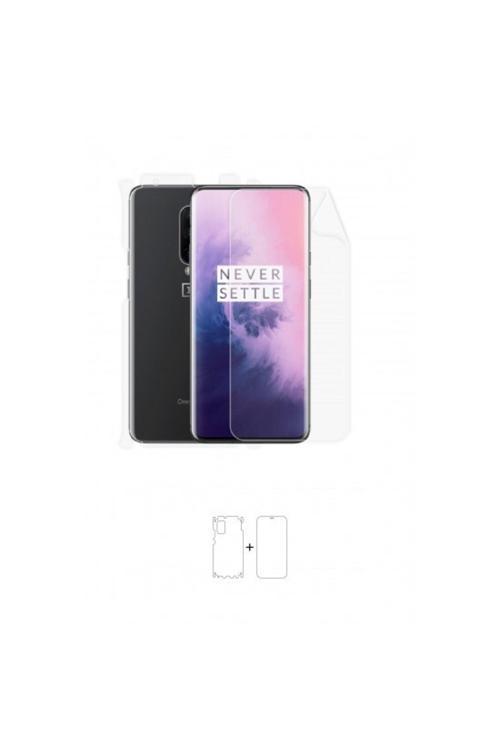 Oneplus 7 Pro 360 ° Full Body Ekran Koruyucu Kaplama Ön Arka Yan Darbe Emici Poliüretan Film