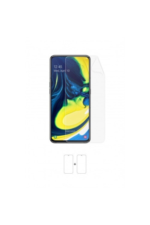 Galaxy A80 Ekran Koruyucu Kaplama Darbe Emici Poliüretan Film Amerika Üretimi