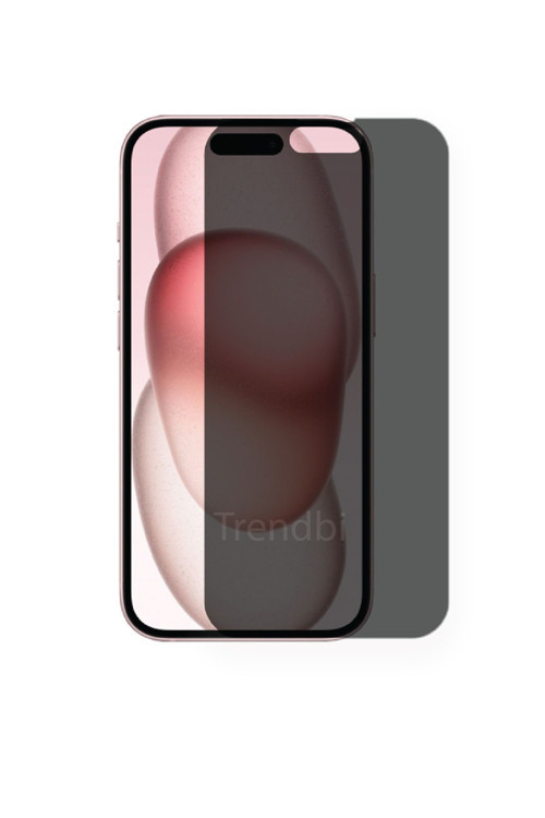 IPHONE 15 PARLAK HAYALET EKRAN KORUYUCU YANDAN GÖRÜNMEYEN FİLM