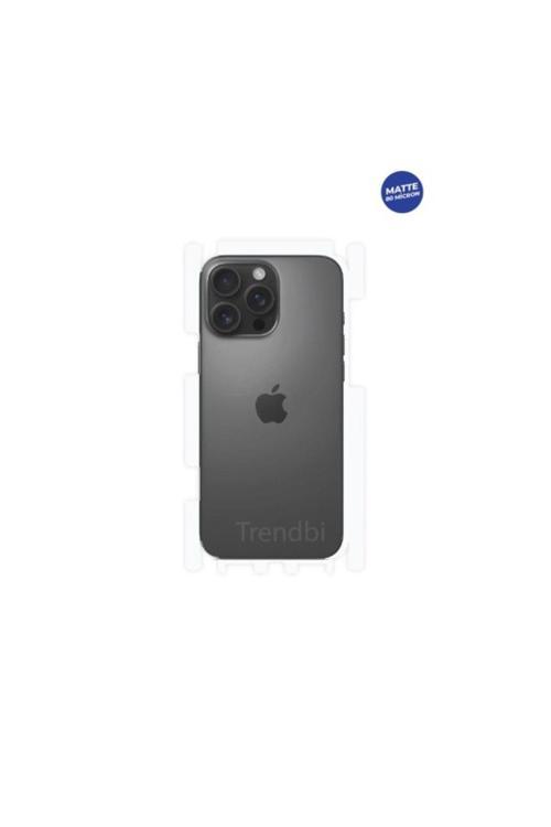 iPhone 16 Pro Max Mat Arka Yan Koruyucu Hd Film
