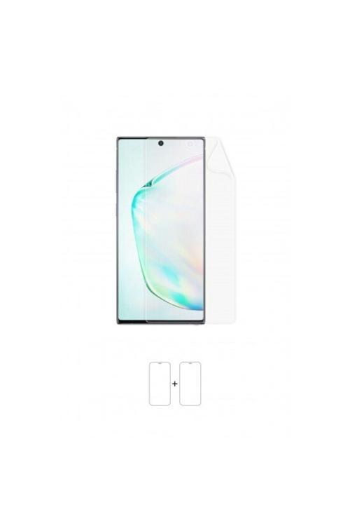 Galaxy Note 10 Plus Ekran Koruyucu Kaplama Darbe Emici Poliüretan Film Amerika Üretimi
